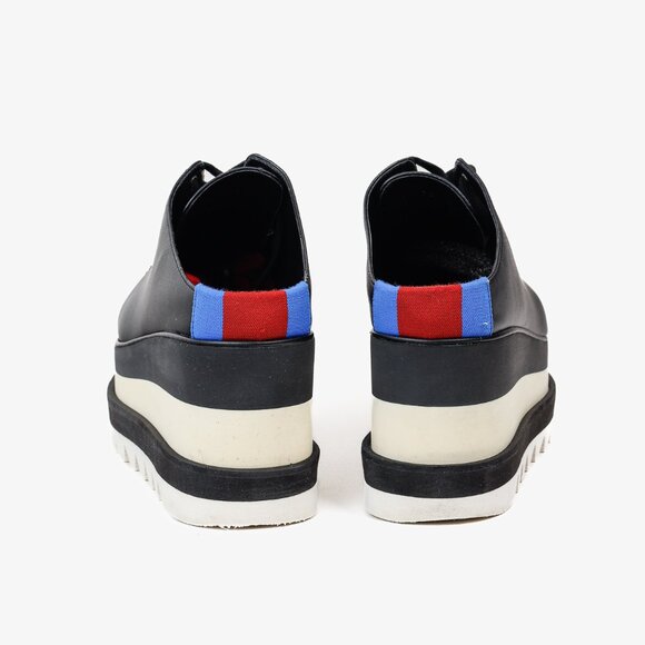 Stella McCartney Black Sneak-Elyse Platform Mules, Size 7.5 - Picture 3 of 9